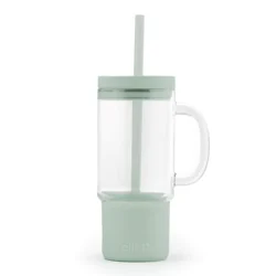 Ello Nova 18oz Glass Travel Mug - Sage