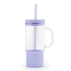 Ello Nova 18oz Glass Travel Mug - Tropical Violet