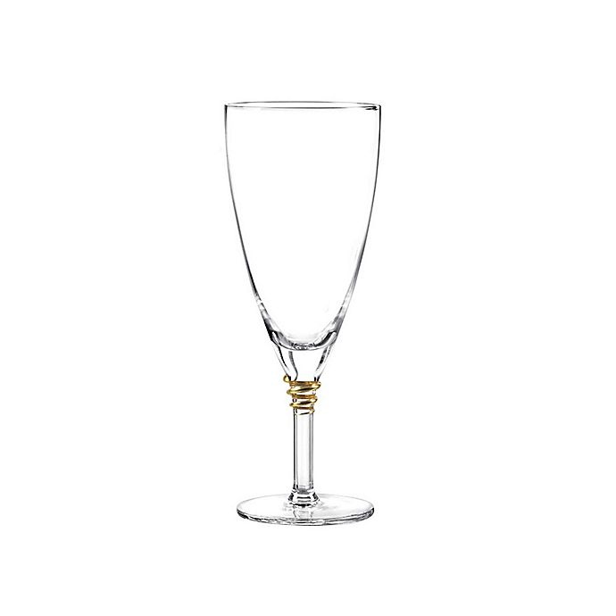 slide 3 of 3, Qualia Helix Gold Iced Tea Glasses, 4 ct
