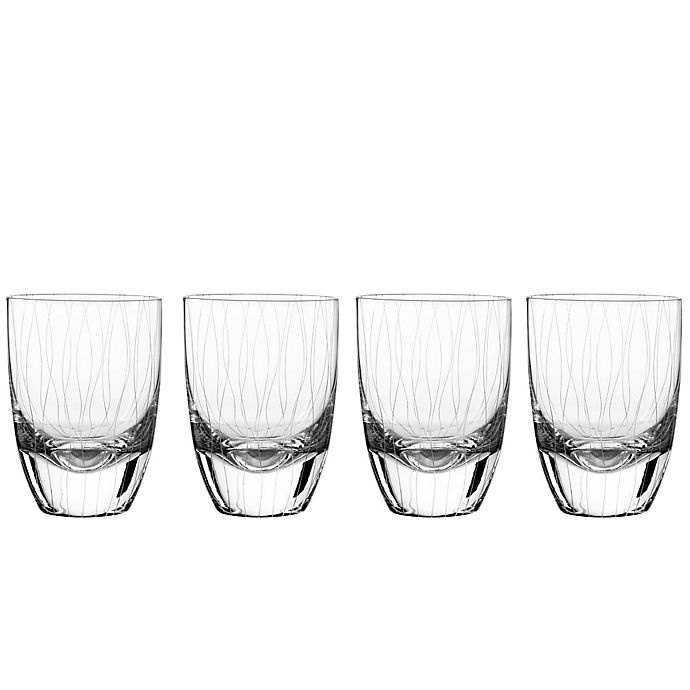 slide 1 of 1, Qualia Breeze Double Old Fashioned Glasses, 4 ct