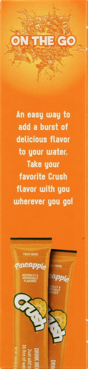 slide 4 of 13, Crush Sugar Free On The Go Pineapple Drink Mix Packets- 6 ct, 6 ct