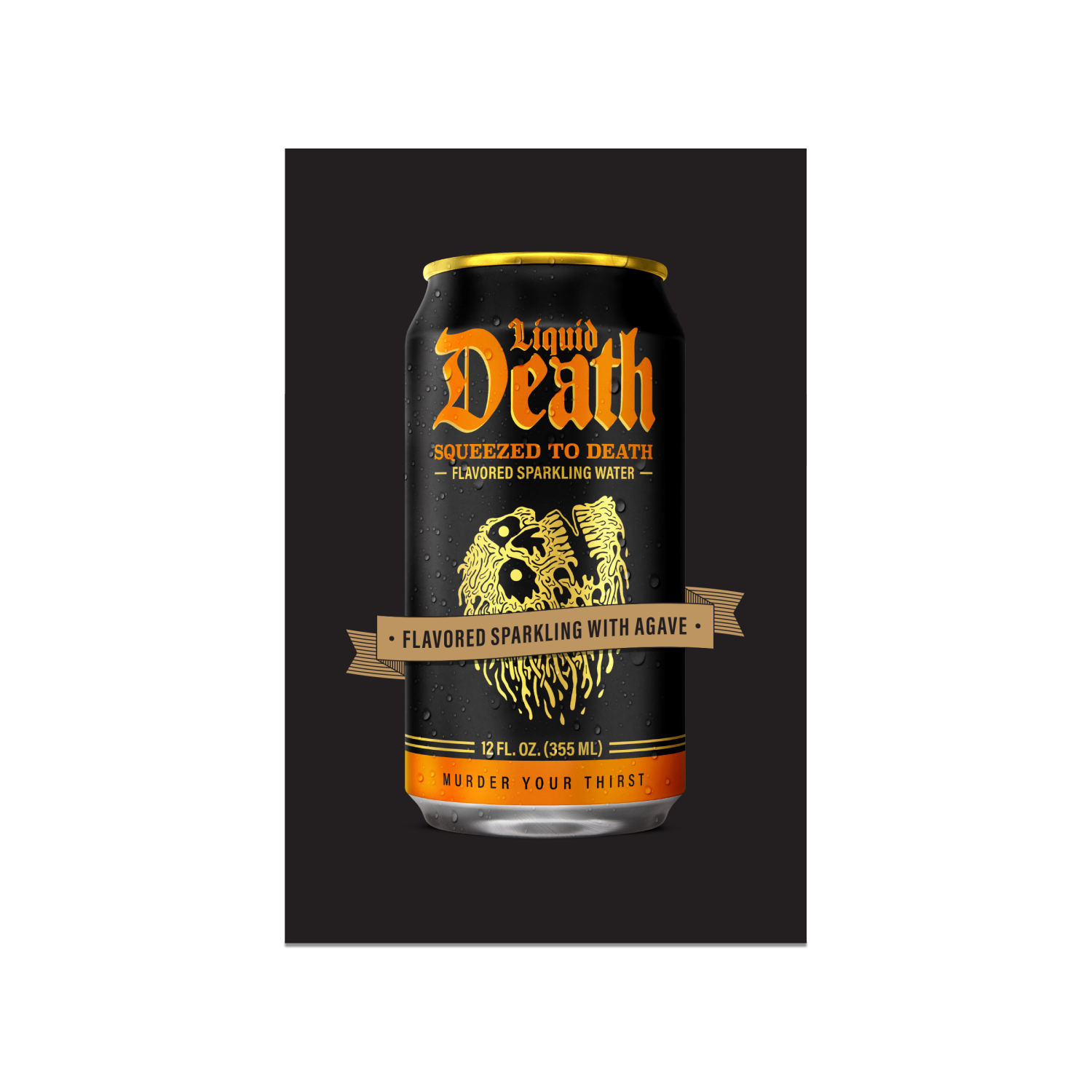 slide 3 of 4, Liquid Death Squeezed to Death Sparkling Water - 6pk/12 fl oz Cans, 6 ct; 12 fl oz