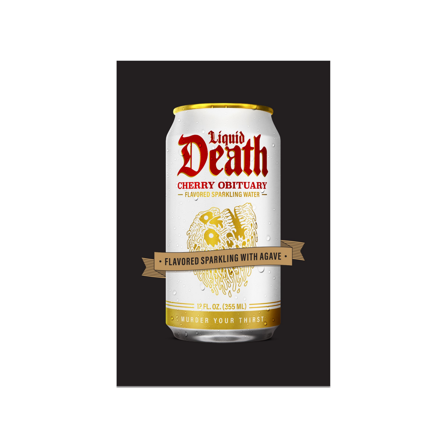 slide 5 of 6, Liquid Death Cherry Obituary Sparkling Water - 6pk/12 fl oz Cans, 6 ct; 12 fl oz