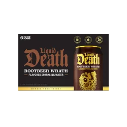 Liquid Death, Rootbeer Wrath, Root Beer-Flavored Sparkling Water