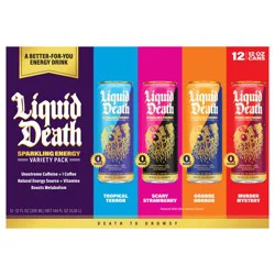 Liquid Death Sparkling Energy Variety Pack, 12pk