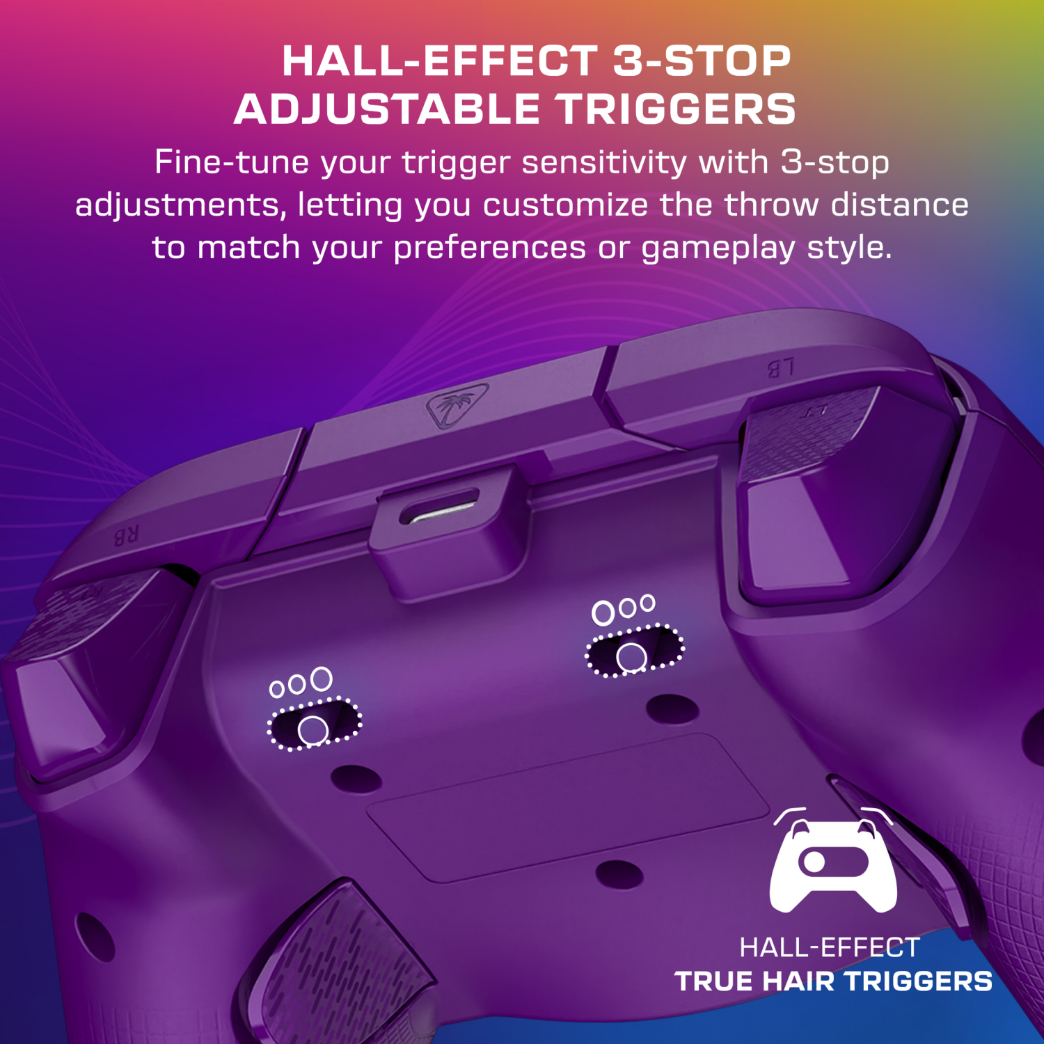 slide 6 of 8, Turtle Beach Afterglow Wave Wired Controller (Purple) for Xbox & Windows, 1 ct