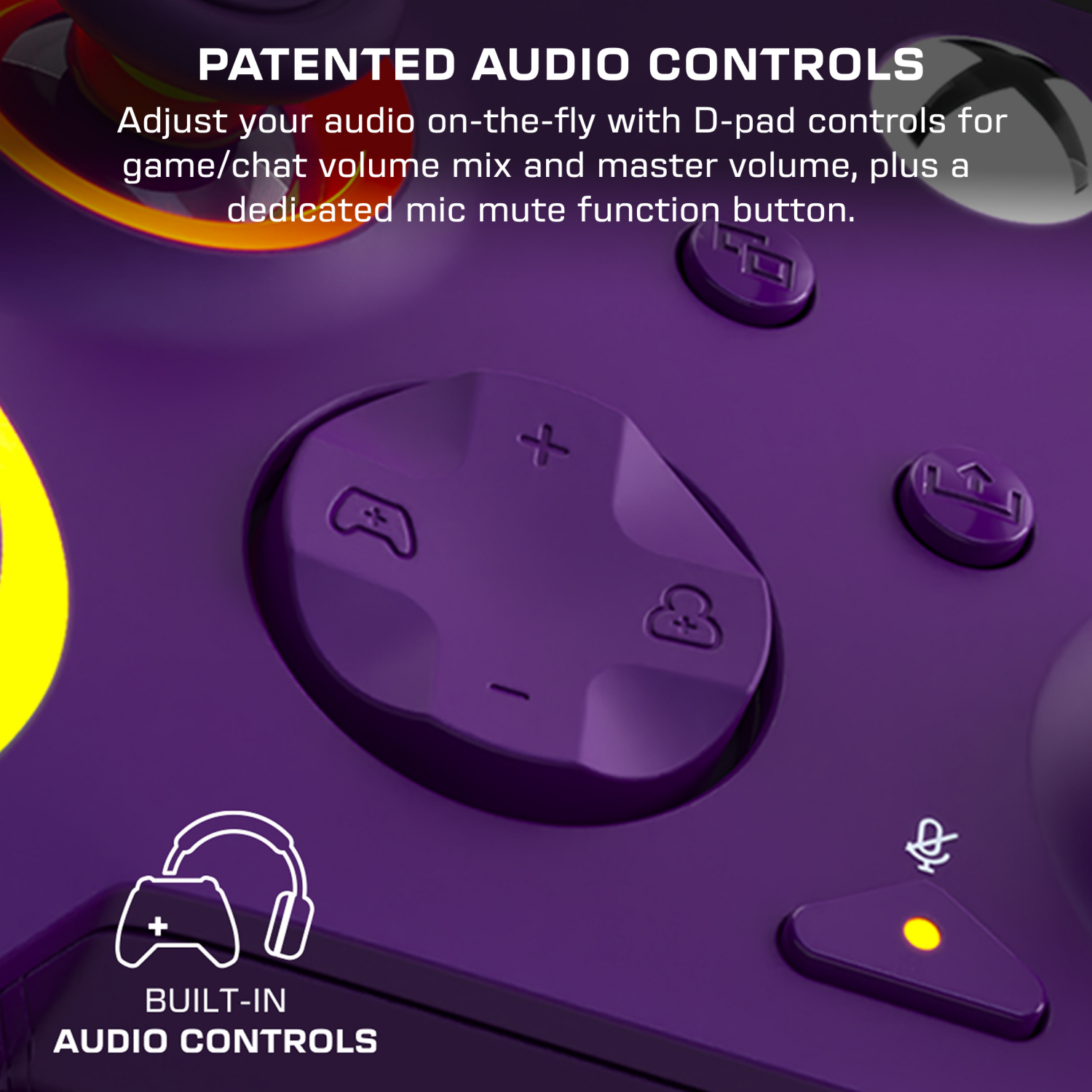 slide 8 of 8, Turtle Beach Afterglow Wave Wired Controller (Purple) for Xbox & Windows, 1 ct