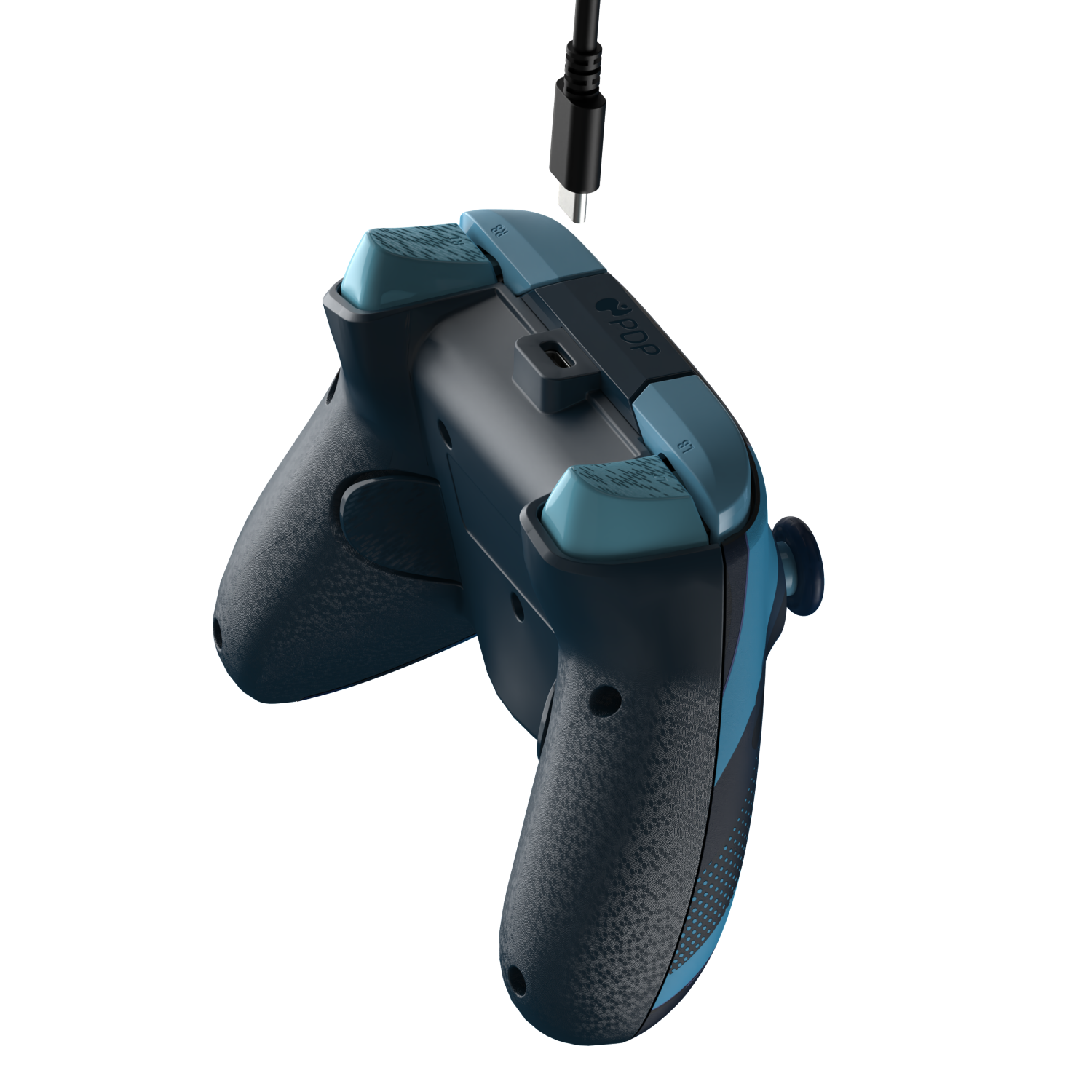 slide 3 of 8, TURTLE BEACH PDP - REMATCH GLOW Advanced Wired Gaming Controller for Xbox Series X|S, Xbox One, & Windows 10/11 PC (Blue Tide), 10/11 ct