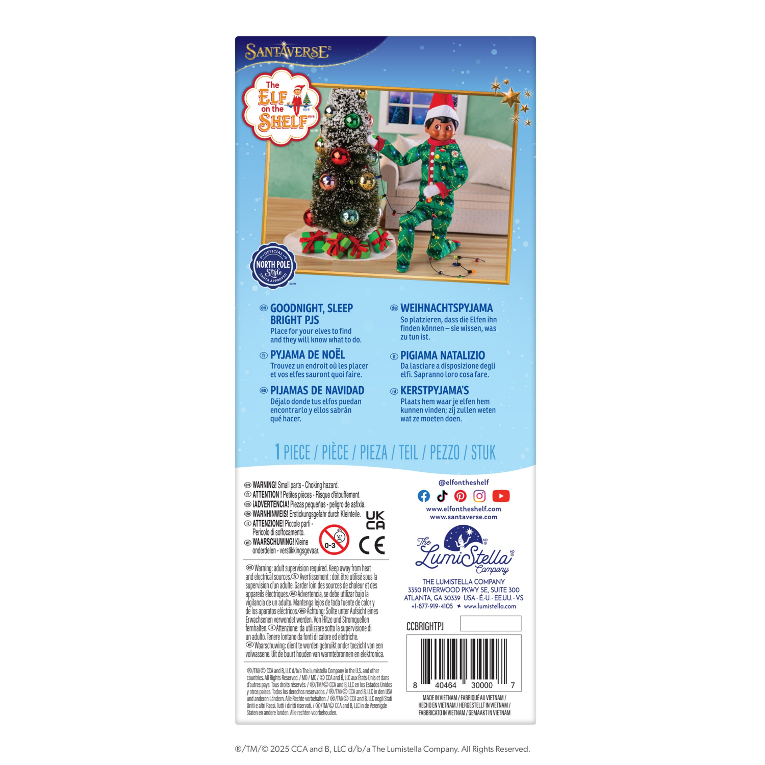 slide 5 of 5, The Elf on the Shelf 3+ Claus Couture Collection Elf Clothes 1 Each, 1 ct