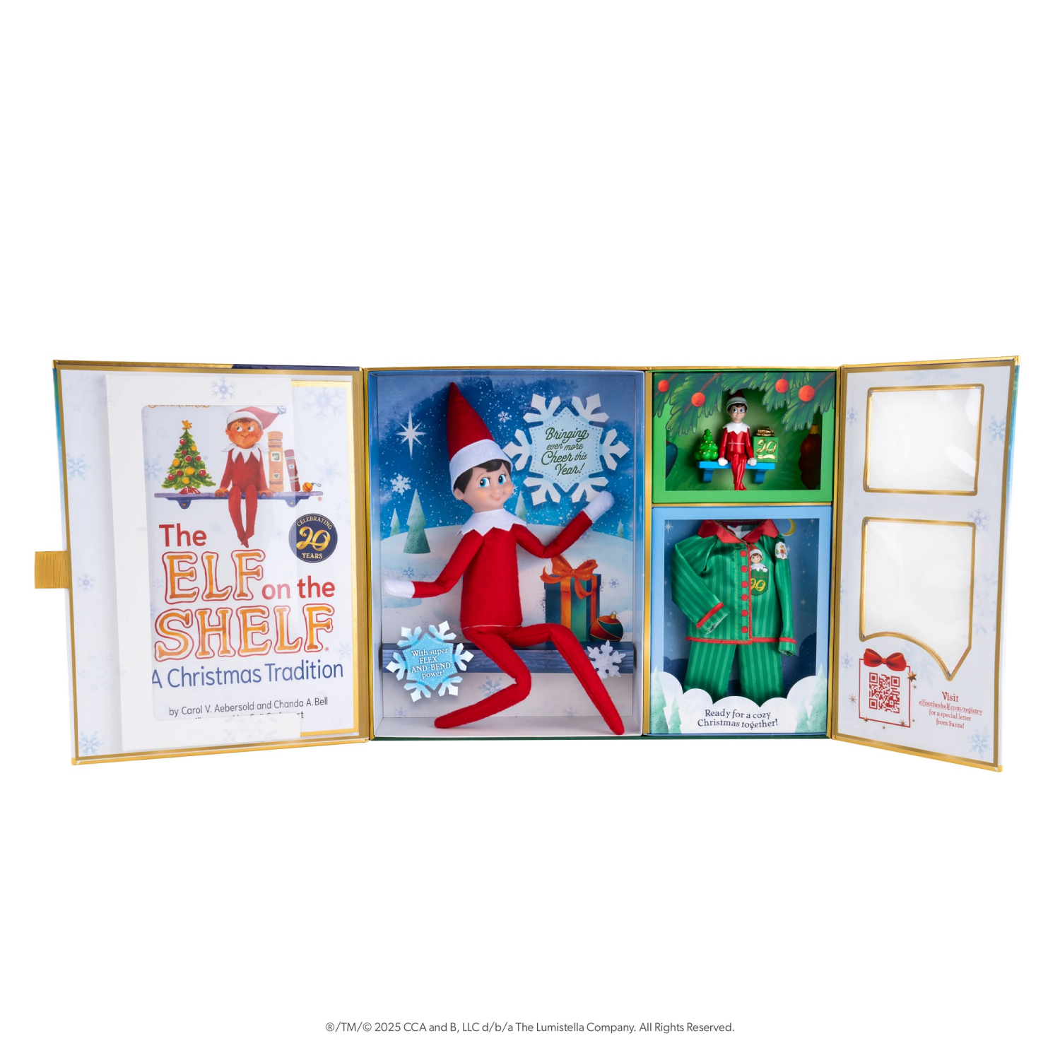 slide 4 of 8, The Elf on the Shelf 3+ A Christmas Tradition Scout Elf & Storybook 2 Pieces, 2 ct