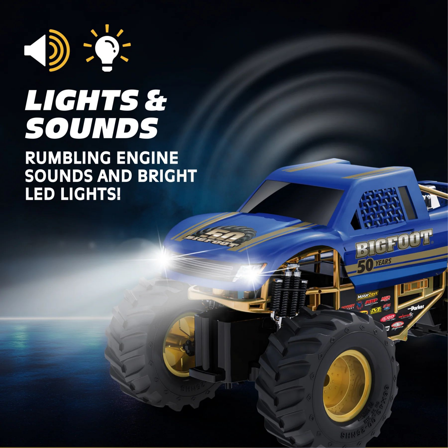 slide 2 of 8, 1 15 Bigfoot Monster Truck, 1 ct