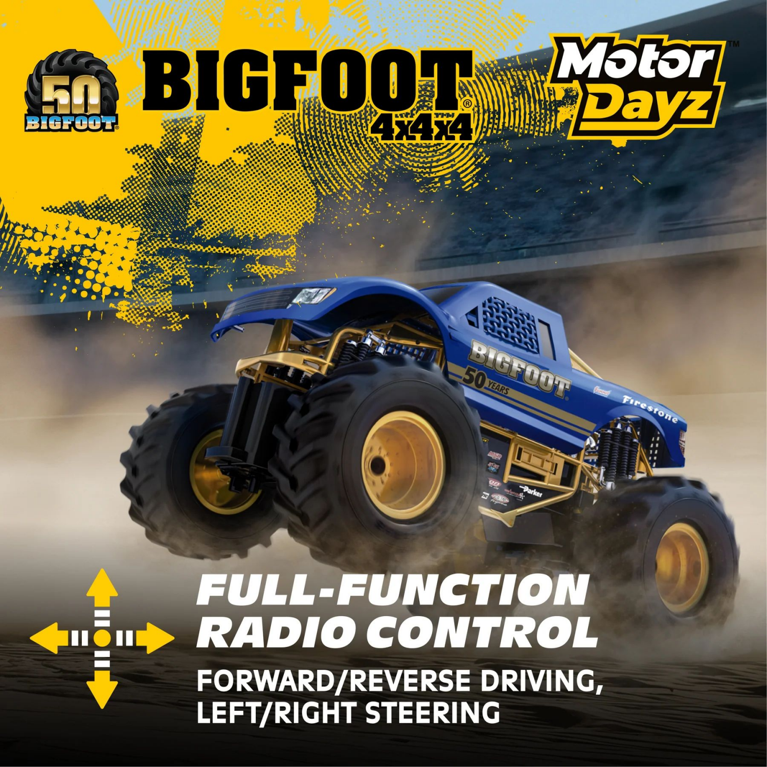 slide 3 of 8, 1 15 Bigfoot Monster Truck, 1 ct