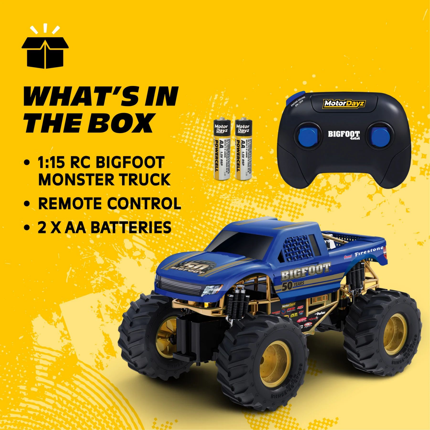 slide 8 of 8, 1 15 Bigfoot Monster Truck, 1 ct