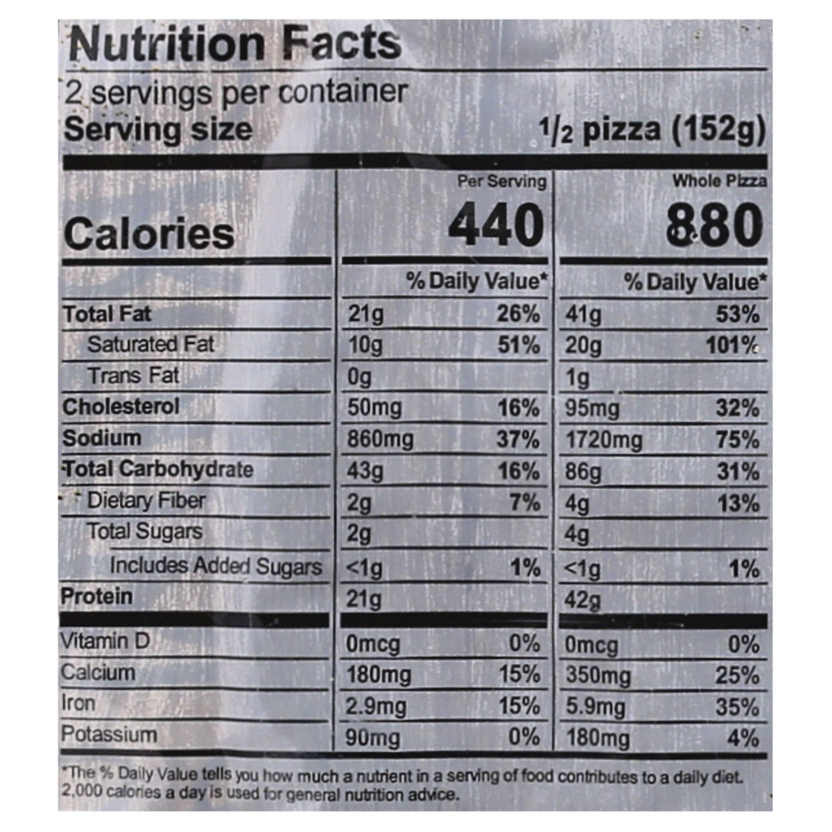 slide 10 of 10, Table 87 Pizza Pie Pepperoni, 10.7 ct