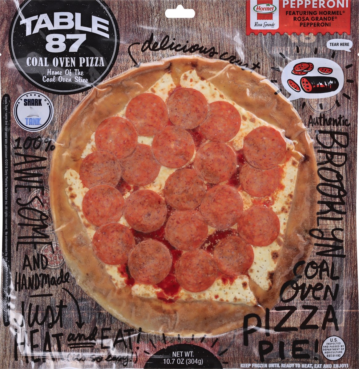 slide 8 of 10, Table 87 Pizza Pie Pepperoni, 10.7 ct