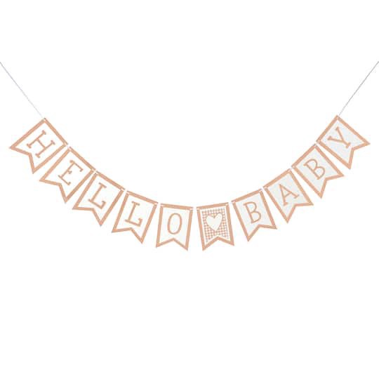 slide 1 of 2, 9ft. Hello Baby Banner By Celebrate It, 9 ft