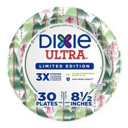 Dixie Ultra Holiday Disposable Plates 8.5" - 30ct
