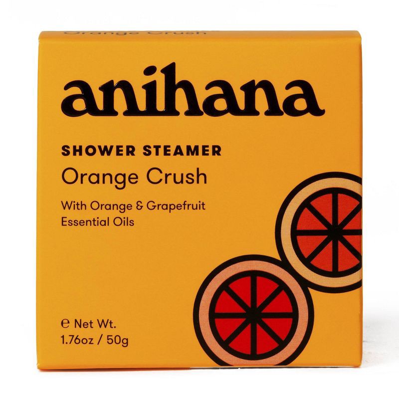 slide 7 of 8, anihana Aromatherapy Essential Oil Orange Crush Grapefruit Shower Steamer - 1.76oz, 1.76 oz