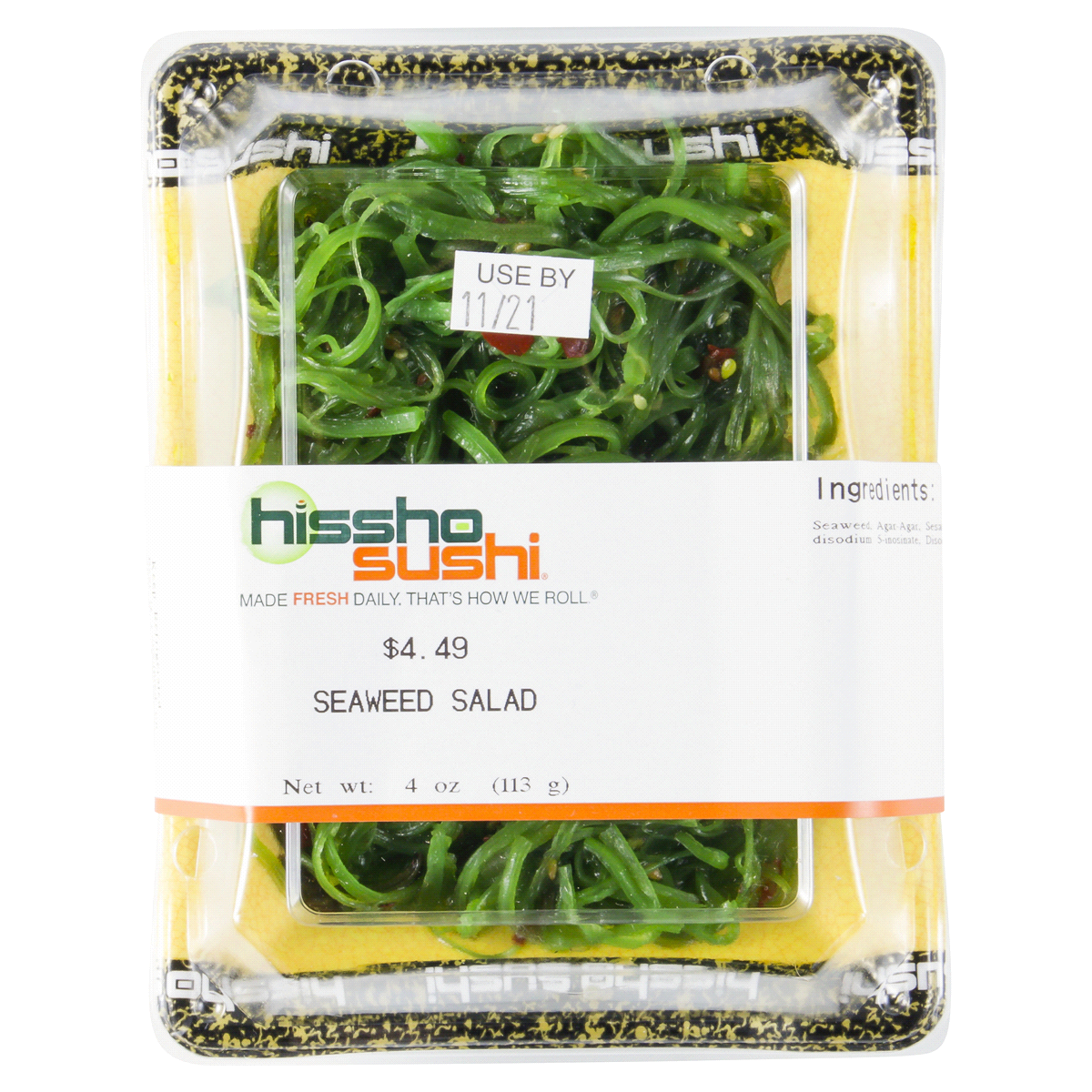 slide 2 of 2, Hissho Sushi Salad Seaweed, 4 oz