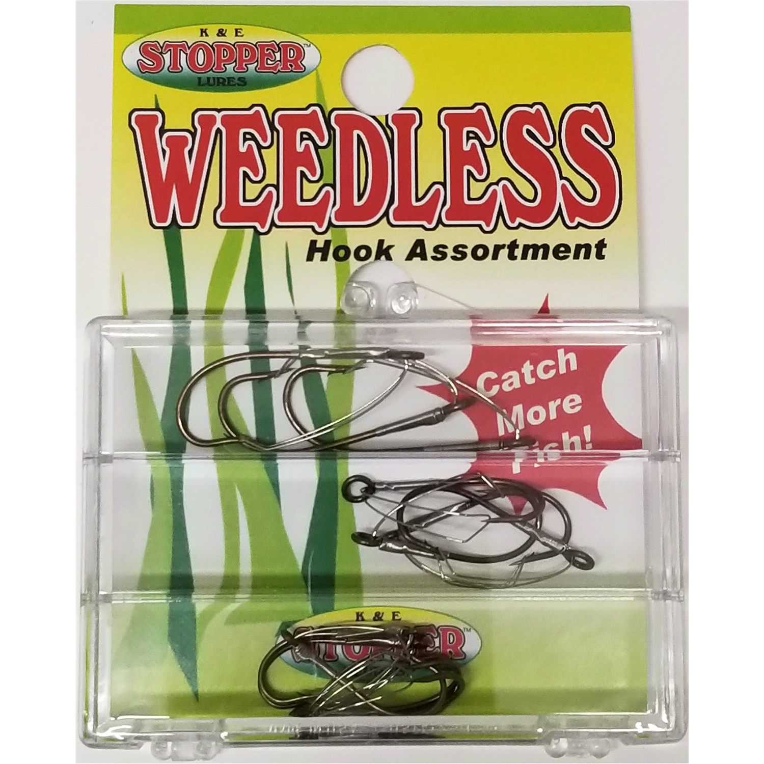 slide 1 of 1, K&E Tackle Weedless Hook Assortment, 1 ct