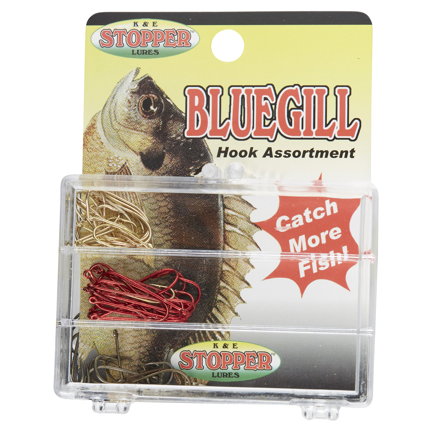 slide 1 of 2, K&E Tackle Bluegill Hook Assortment, 1 ct