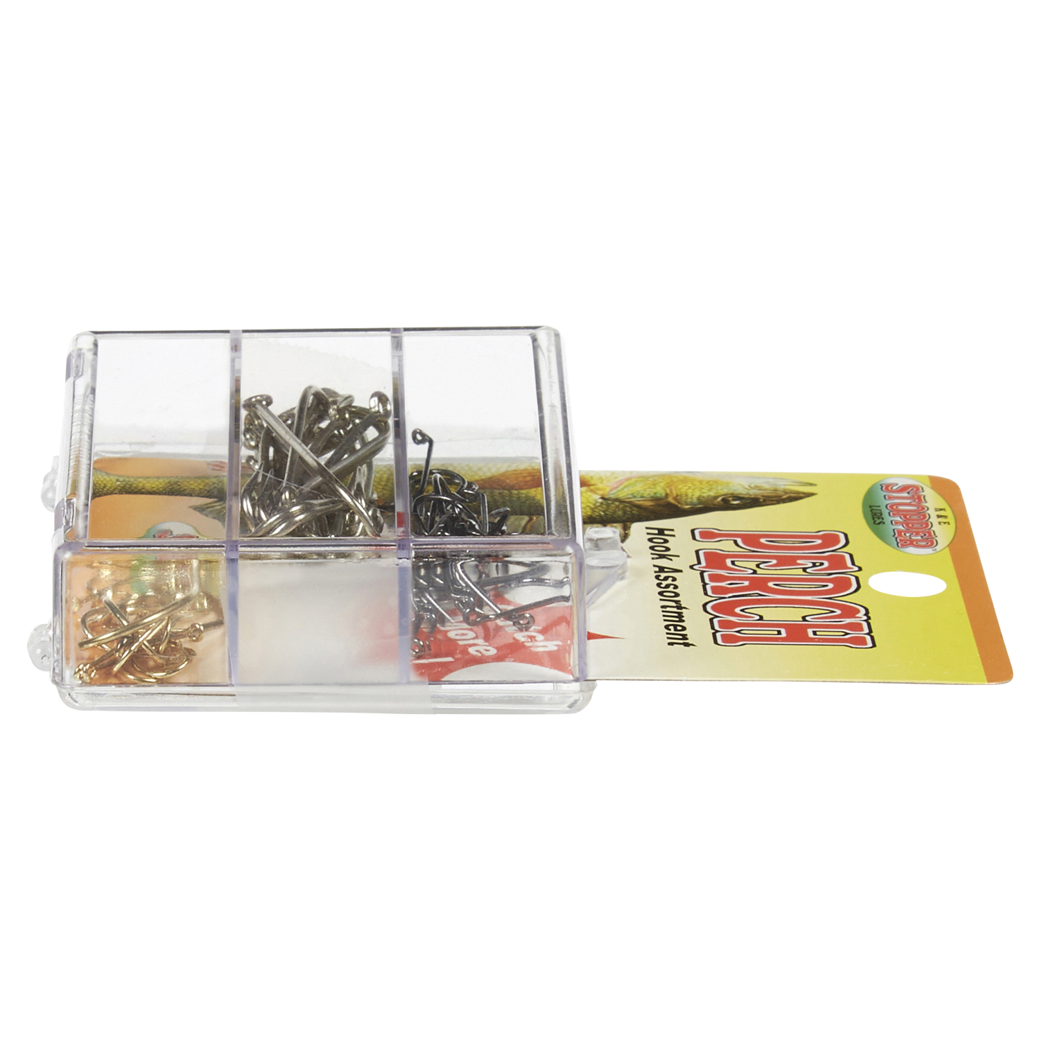slide 3 of 5, K&E Tackle Perch Hook Assortment, 1 ct