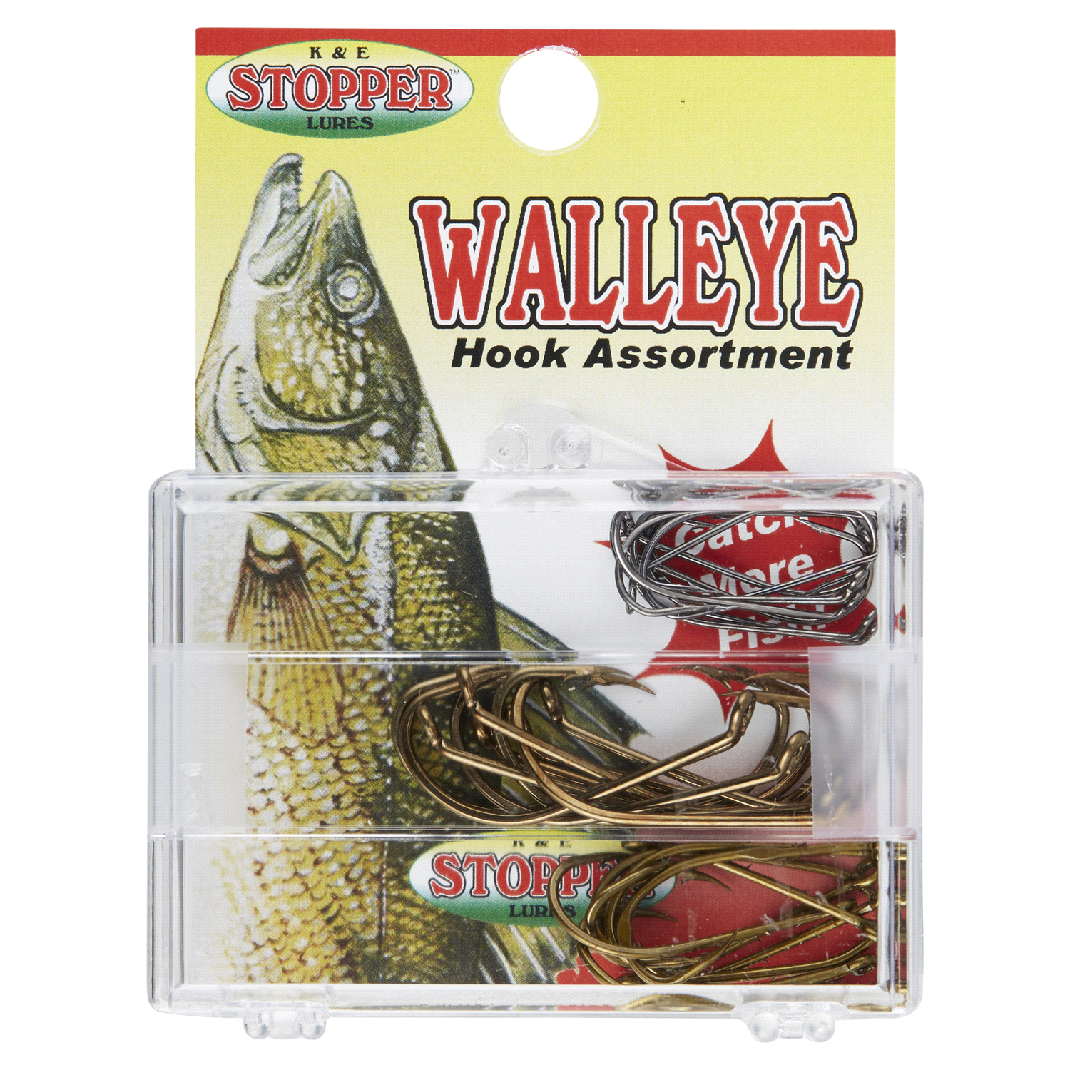 slide 1 of 1, K&E Tackle Walleye Hook Assortment, 1 ct