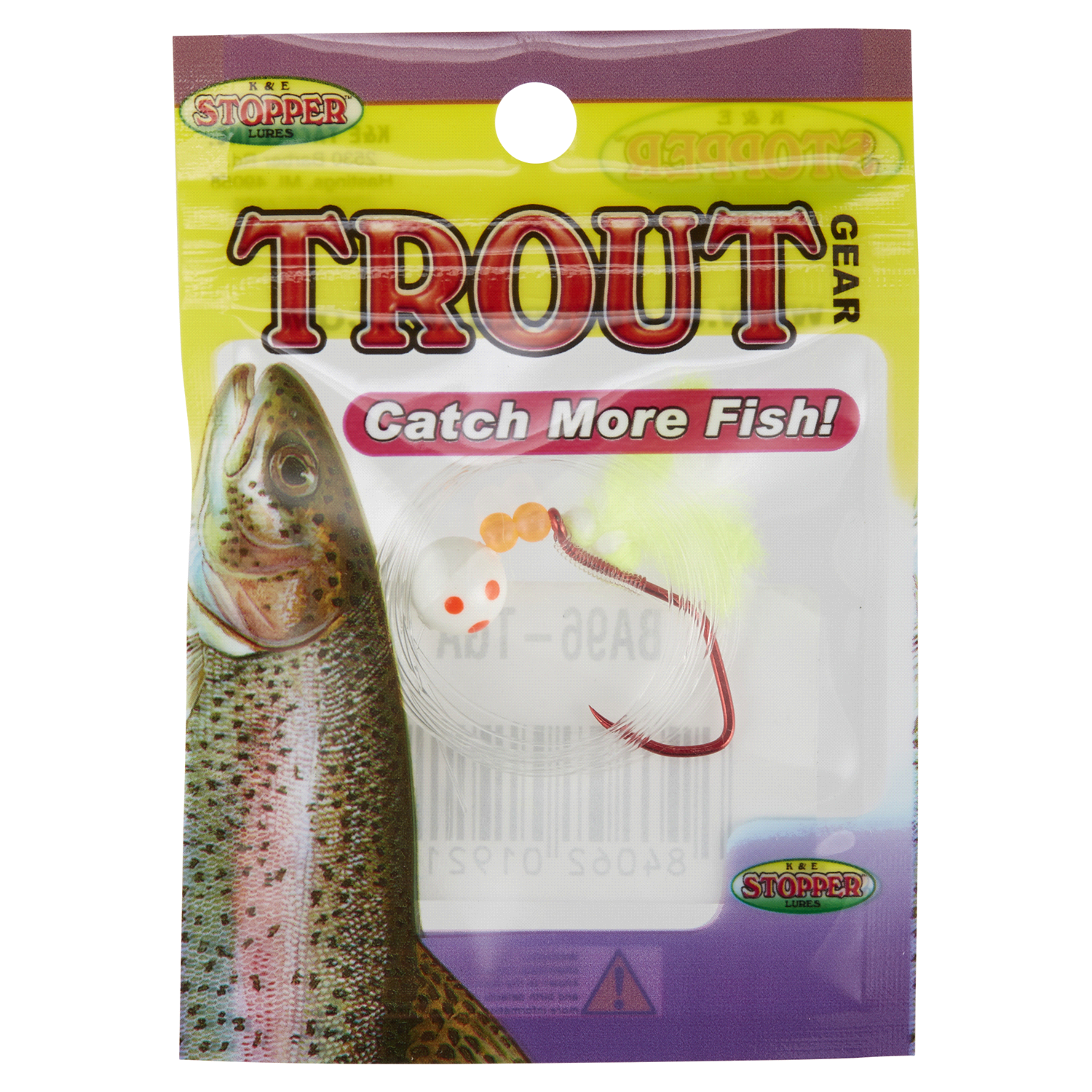slide 1 of 2, K & E Stopper Trout Gear, 1 ct