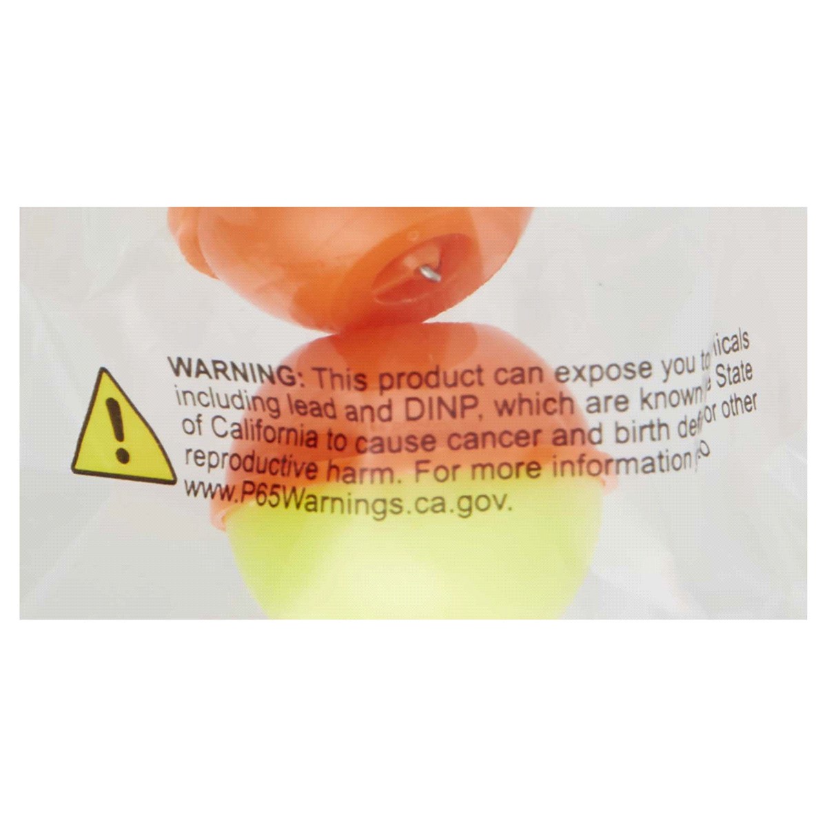 slide 2 of 2, 1 Round Yellow/Orange Plastic Bobbers, 1 ct