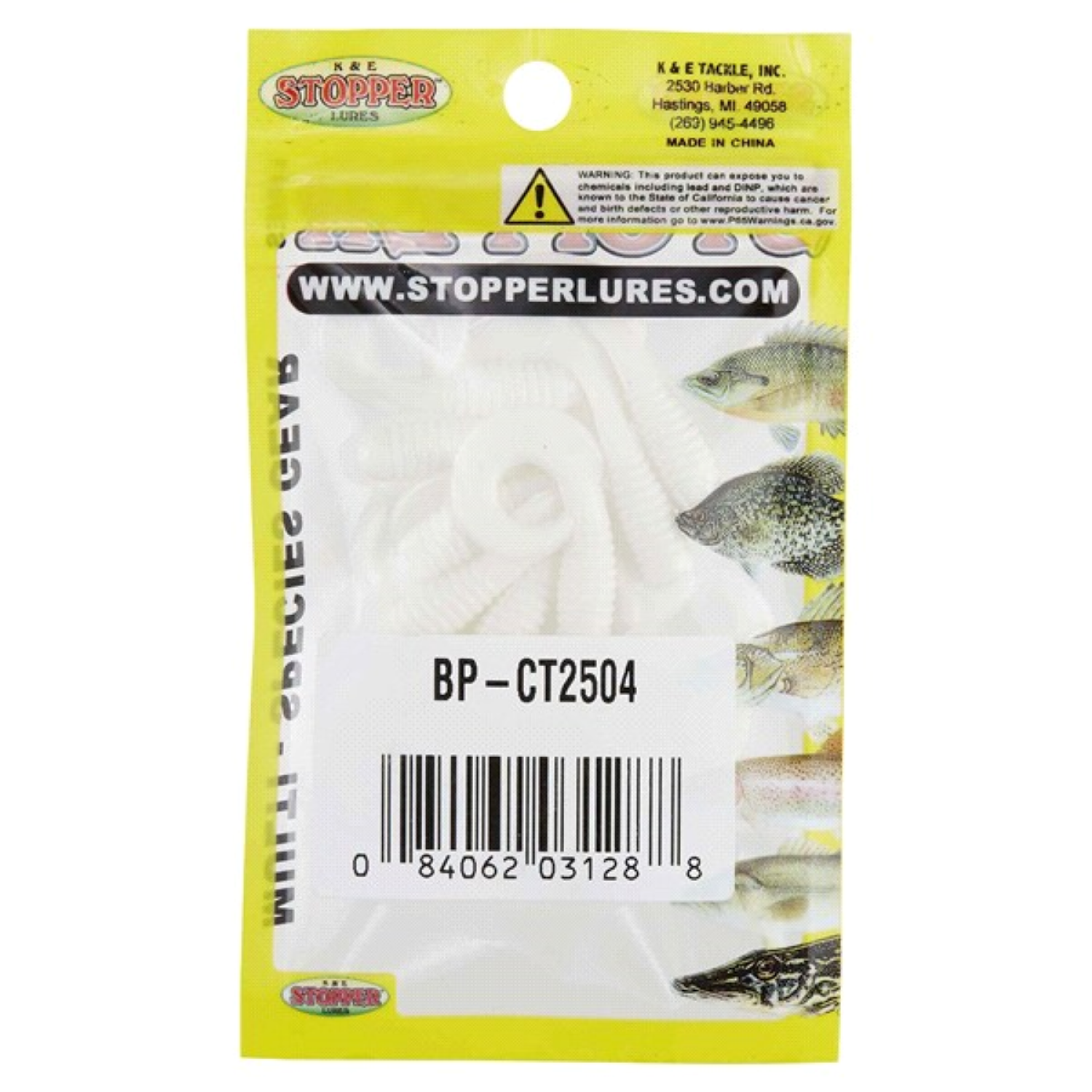 slide 2 of 2, 2 1/2 Curl Tail White, 1 ct