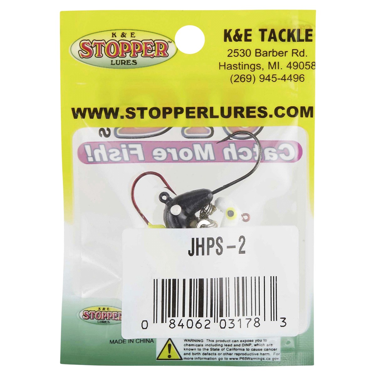 slide 2 of 2, Stopper Lures Medium Pony Spin Jig Heads, 1 ct