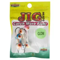 Stopper Lures 1/4th oz Glowing Jig Head Assortment