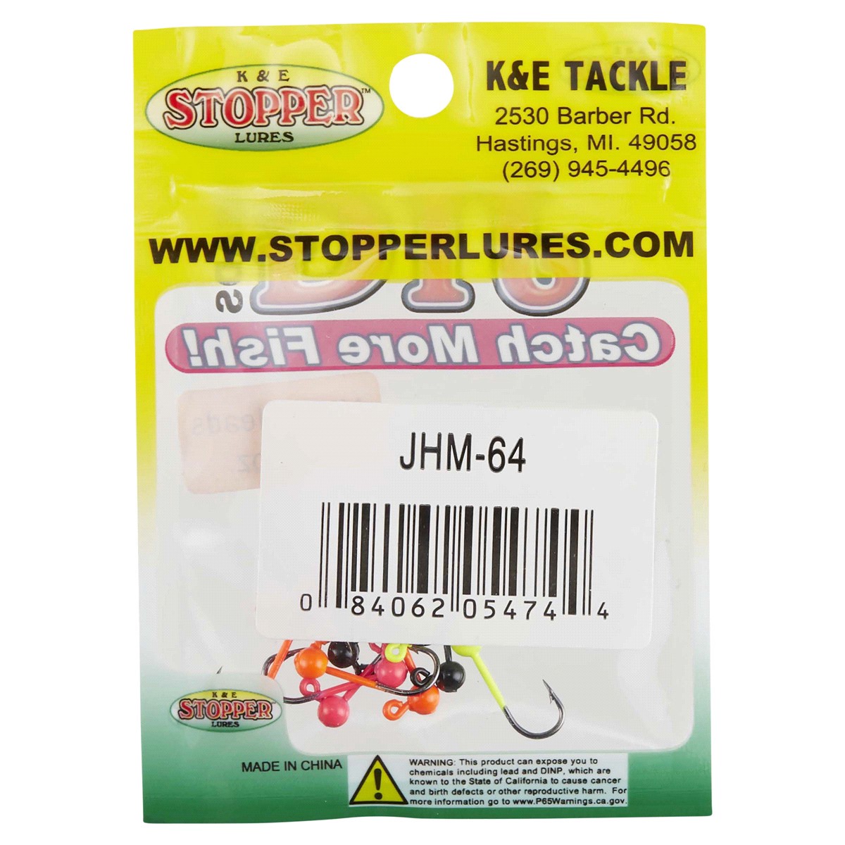 slide 2 of 2, Stopper Lures Micro Jig Heads 1/64th Oz, 1 ct