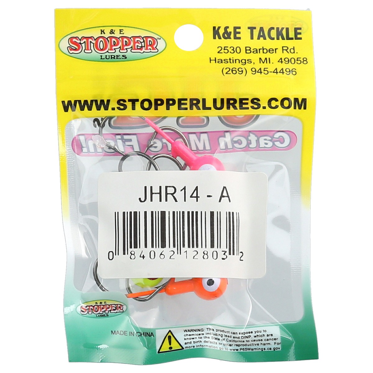slide 2 of 2, Stopper Lures 1/4th oz Solid Color Jig Head Assortment, 1/4 oz