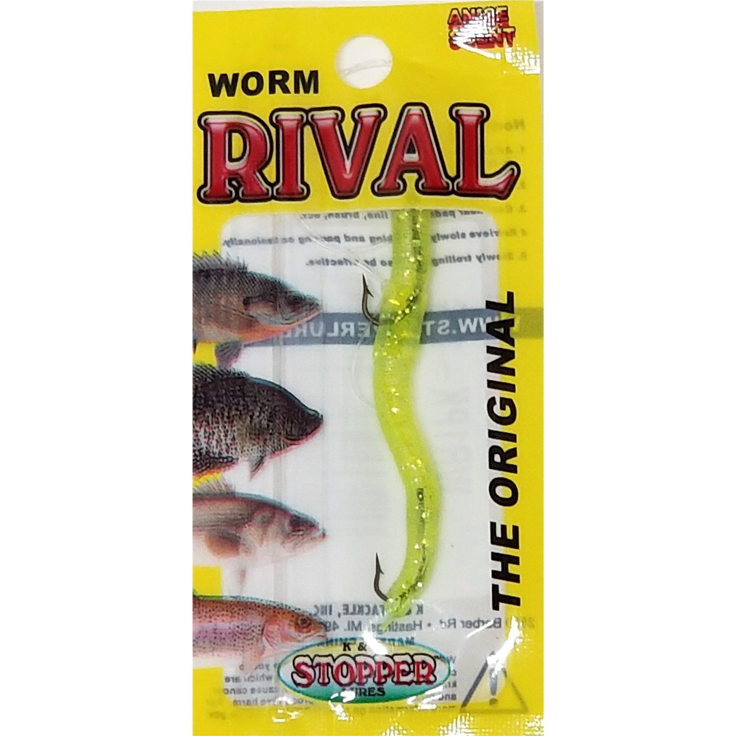 slide 1 of 1, Worm Rival Original Chartreuse Gold, 1 ct