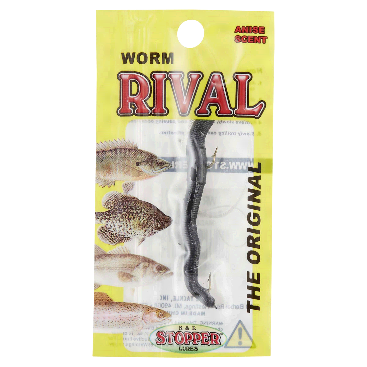 slide 1 of 2, Worm Rival Original Black, 1 ct