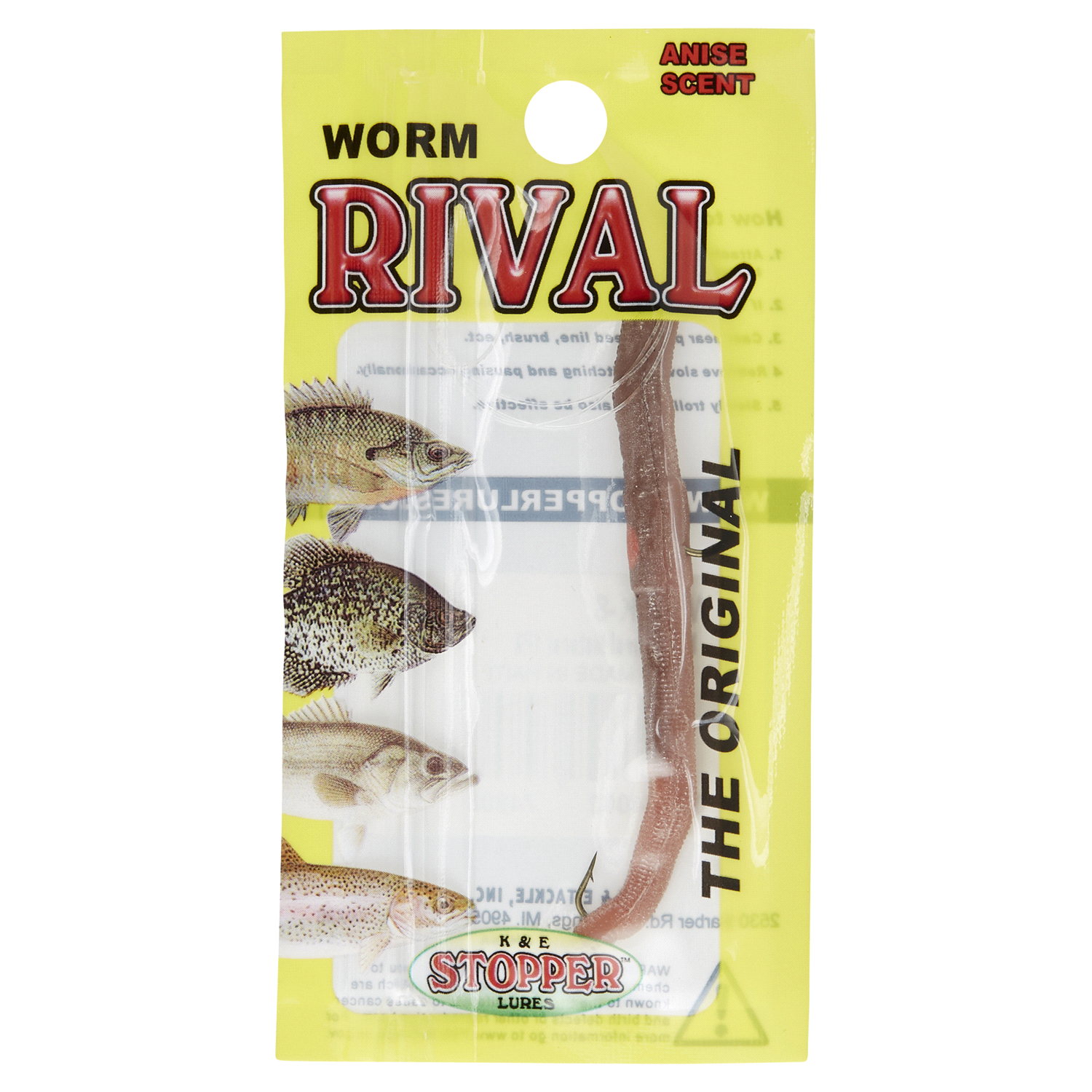 slide 1 of 2, STOPPER Worm Rival Original Natural, 1 ct