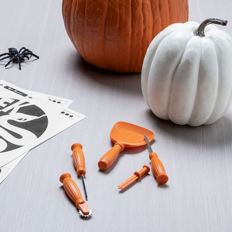 slide 3 of 3, Halloween Pumpkin Carving Kit 6pc - Hyde and EEK! Boutique™, 6 ct