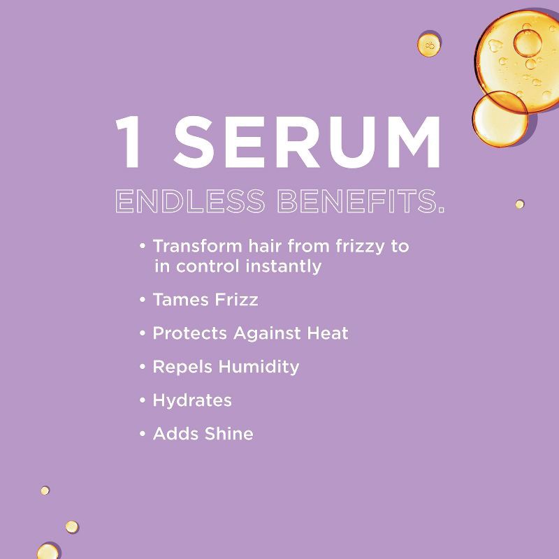 slide 7 of 11, John Frieda Frizz Ease Extra Strength Hair Serum, Nourishing Treatment Argan, Coconut, and Moringa Oil - 1.69 fl oz, 1.69 fl oz