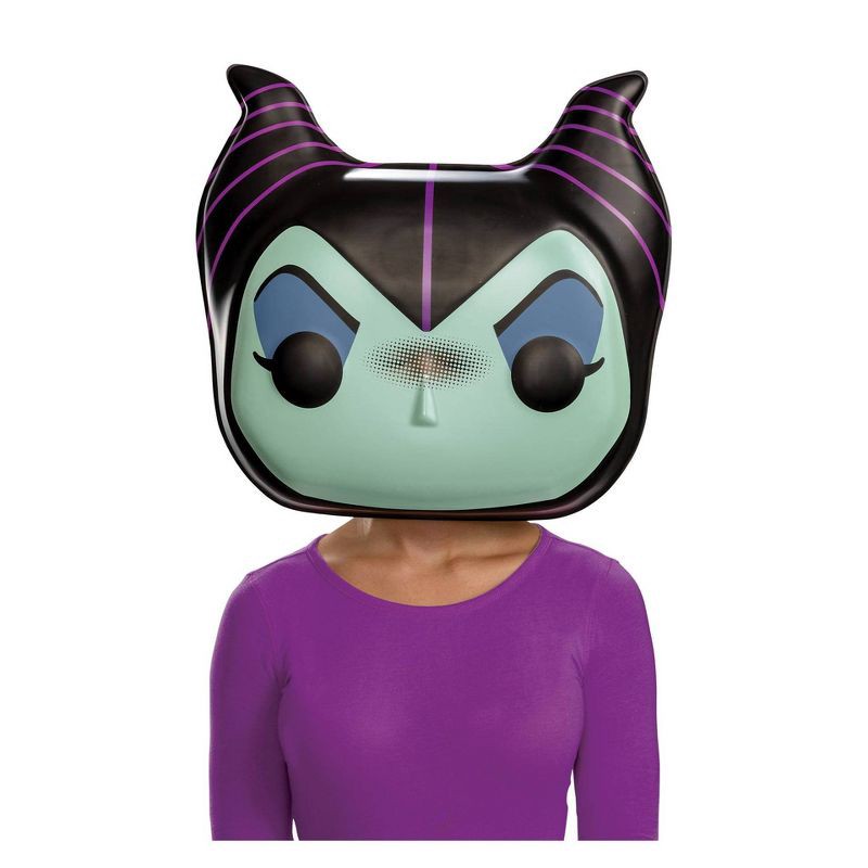 slide 1 of 1, Kids' Disney Maleficent Funko Pop! Oversized Halloween Costume Mask, 1 ct