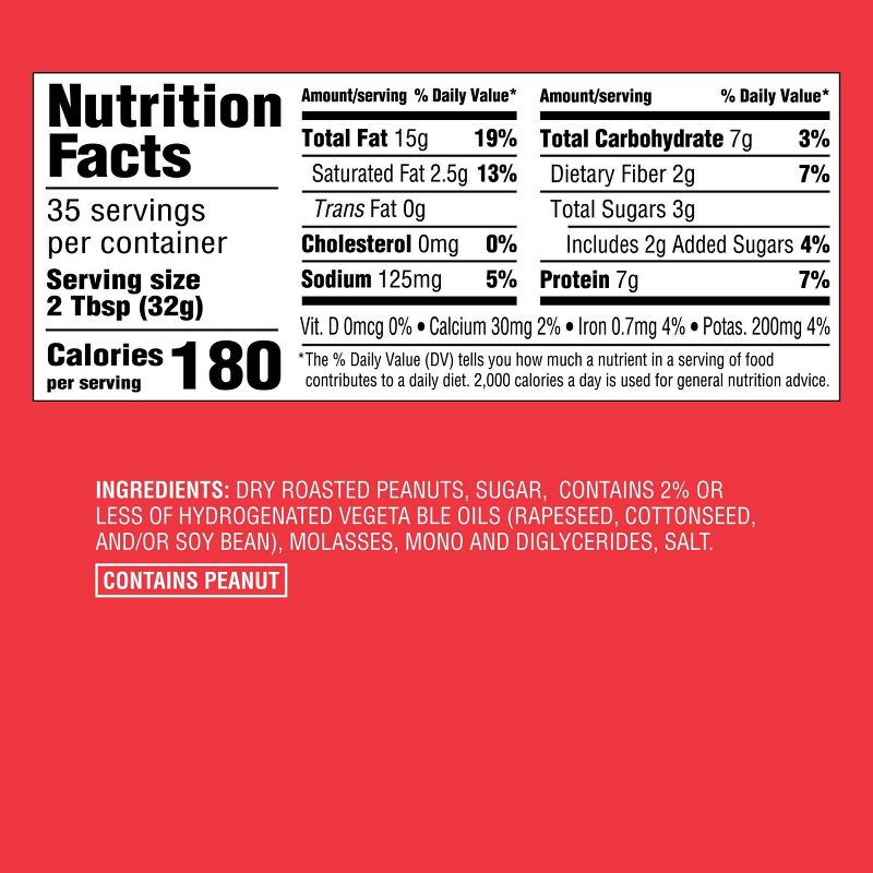 slide 4 of 4, Creamy Peanut Butter - 40oz - Good & Gather™, 40 oz