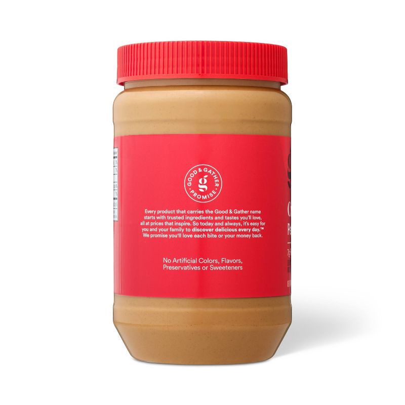 slide 4 of 5, Creamy Peanut Butter - 40oz - Good & Gather™, 40 oz