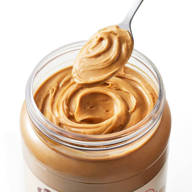 slide 2 of 4, Natural No Stir Creamy Peanut Butter - 40oz - Good & Gather™, 40 oz