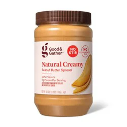 Natural No Stir Creamy Peanut Butter - 40oz - Good & Gather™