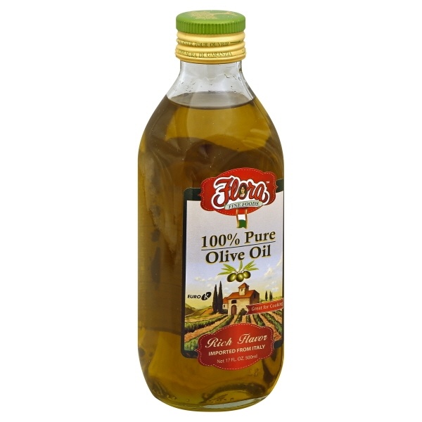 slide 1 of 2, Flora Fine Foods Flora Pure Olive Oil Ital, 17 oz