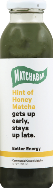 slide 1 of 1, MatchaBar Hint Of Honey Matcha Iced Tea - 10 oz, 10 oz