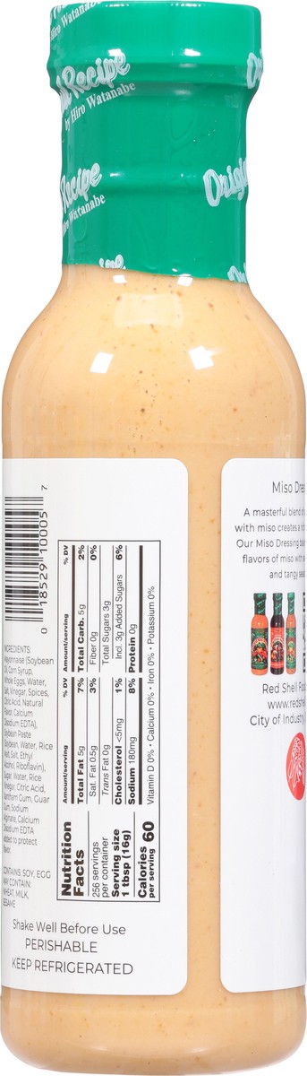 slide 3 of 13, Red Shell Foods Miso Dressing 12 fl oz, 12 fl oz