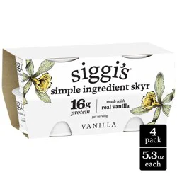 siggi's Nonfat Vanilla Icelandic-Style Skyr Yogurt - 4pk/5.3oz Cups