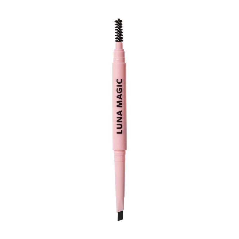 slide 1 of 9, LUNA MAGIC Eyebrow Pencil - Black - 0.3oz, 0.3 oz