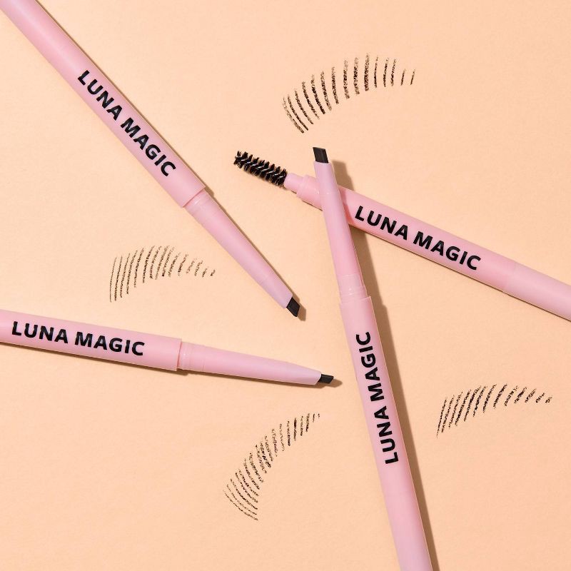 slide 5 of 9, LUNA MAGIC Eyebrow Pencil - Brown - 0.3 g, 0.3 gram